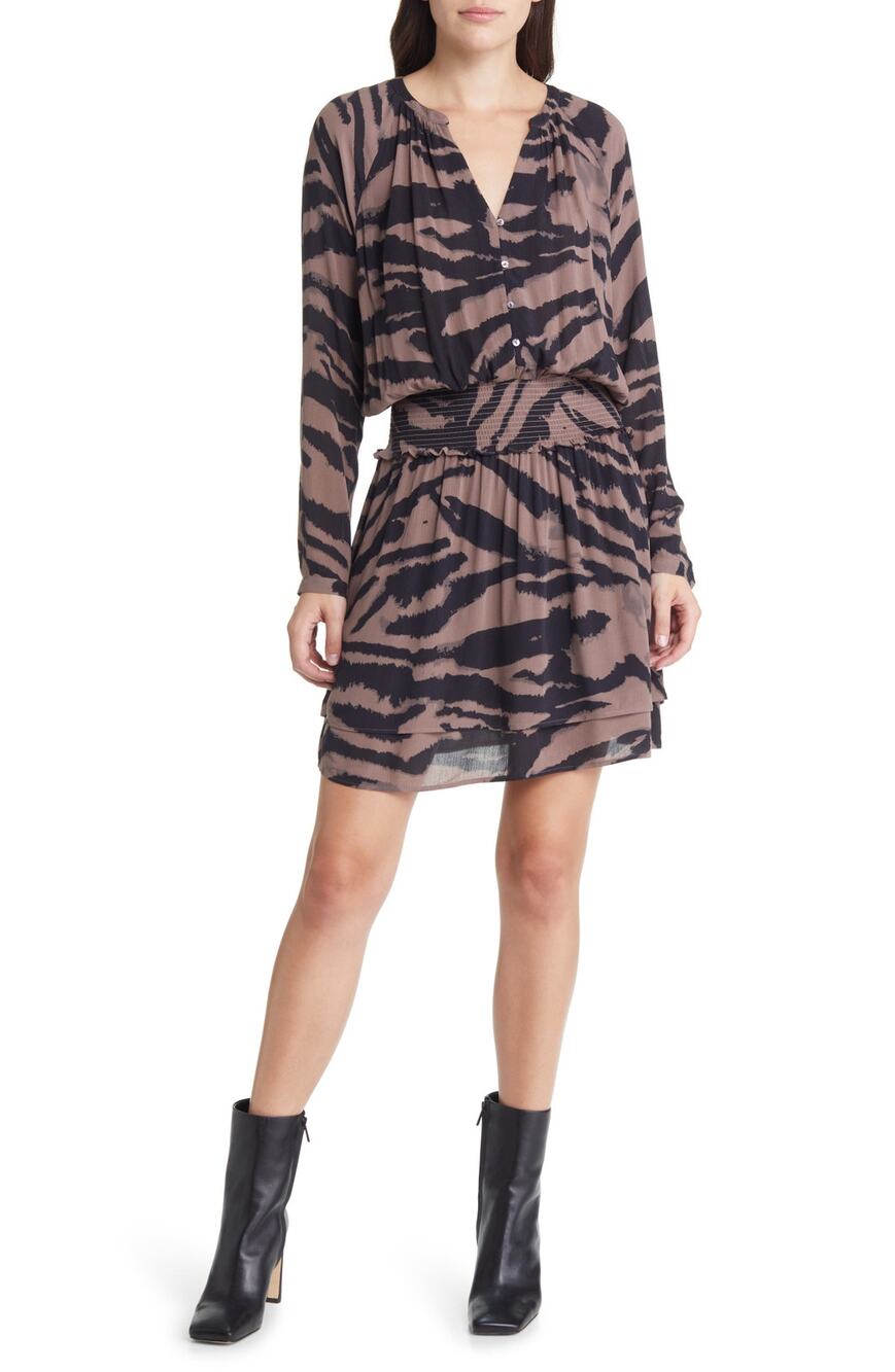 Rails Chic Multicolor Jasmine Tiger Stripe Dress Size S
